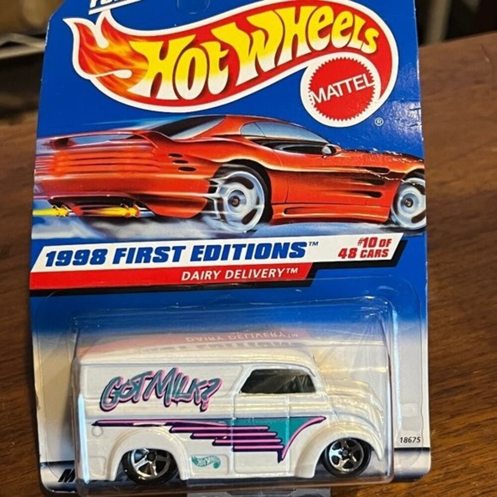 Vintage Hot Wheels 1998 First Editions #10 Dairy Delivery